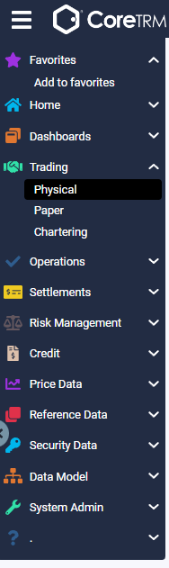 Introduction Left Menu